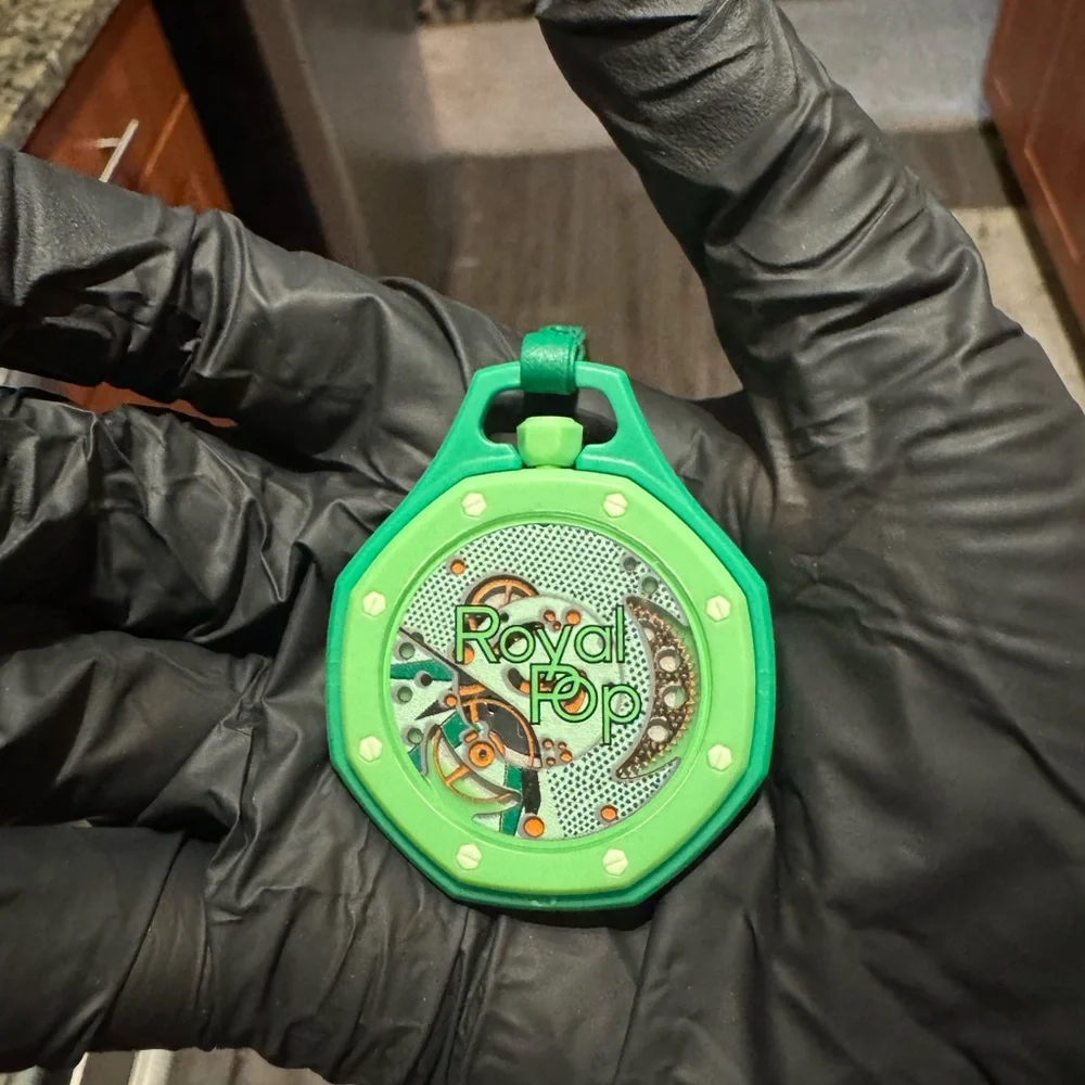 AP x Swatch Royal Pop Green Pocket Watch